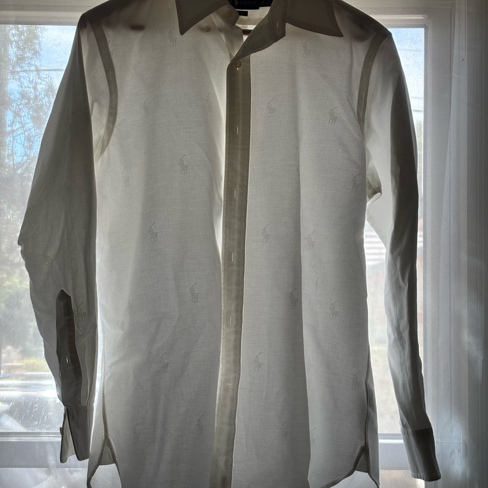 Ralph Lauren White Dress Shirt for Men